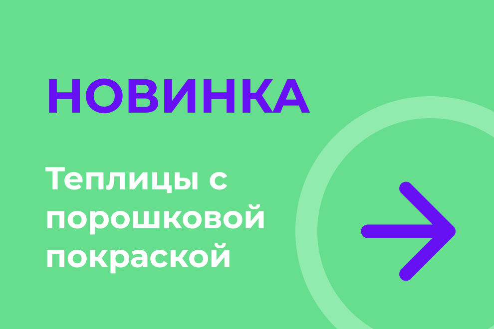 Современная теплица на участке в солнечный день